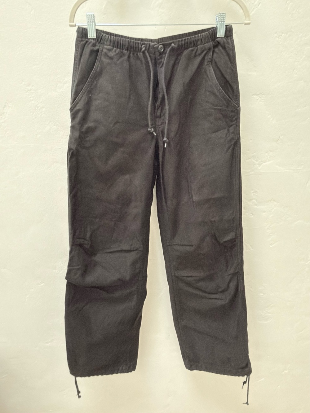 Aritzia TNA Cotton Track Pants in Black Size Small Like New